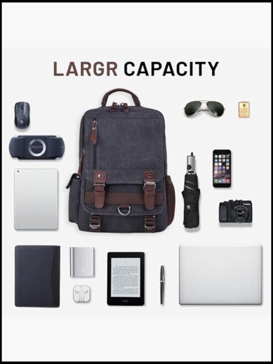 Canvas Sling Bag for Men Crossbody Vintage Travel Backpack  Canvas Cross Body Messenger Bag Sling Backpack Travel Rucksack Daypack